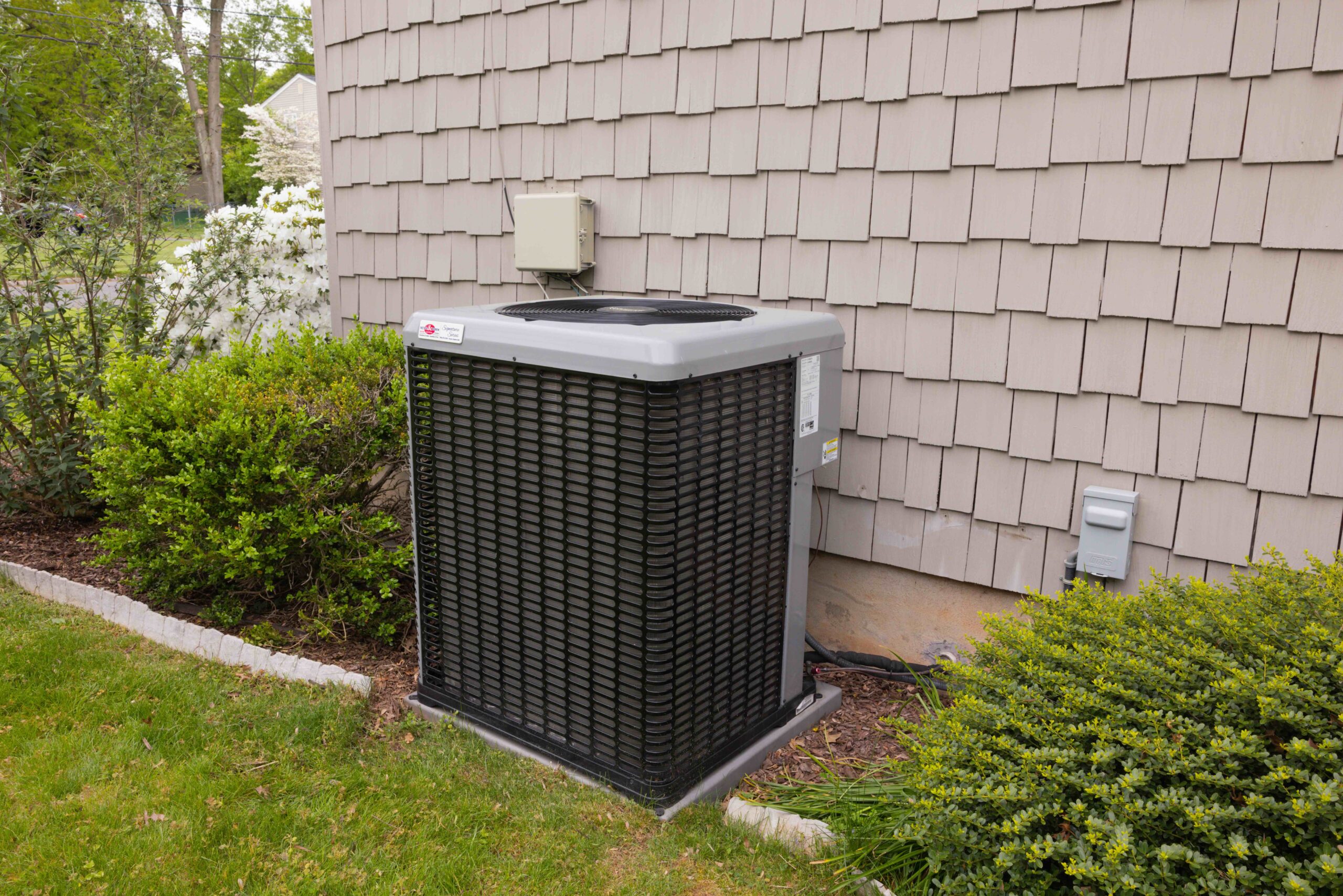 Air Conditioning System outside of home