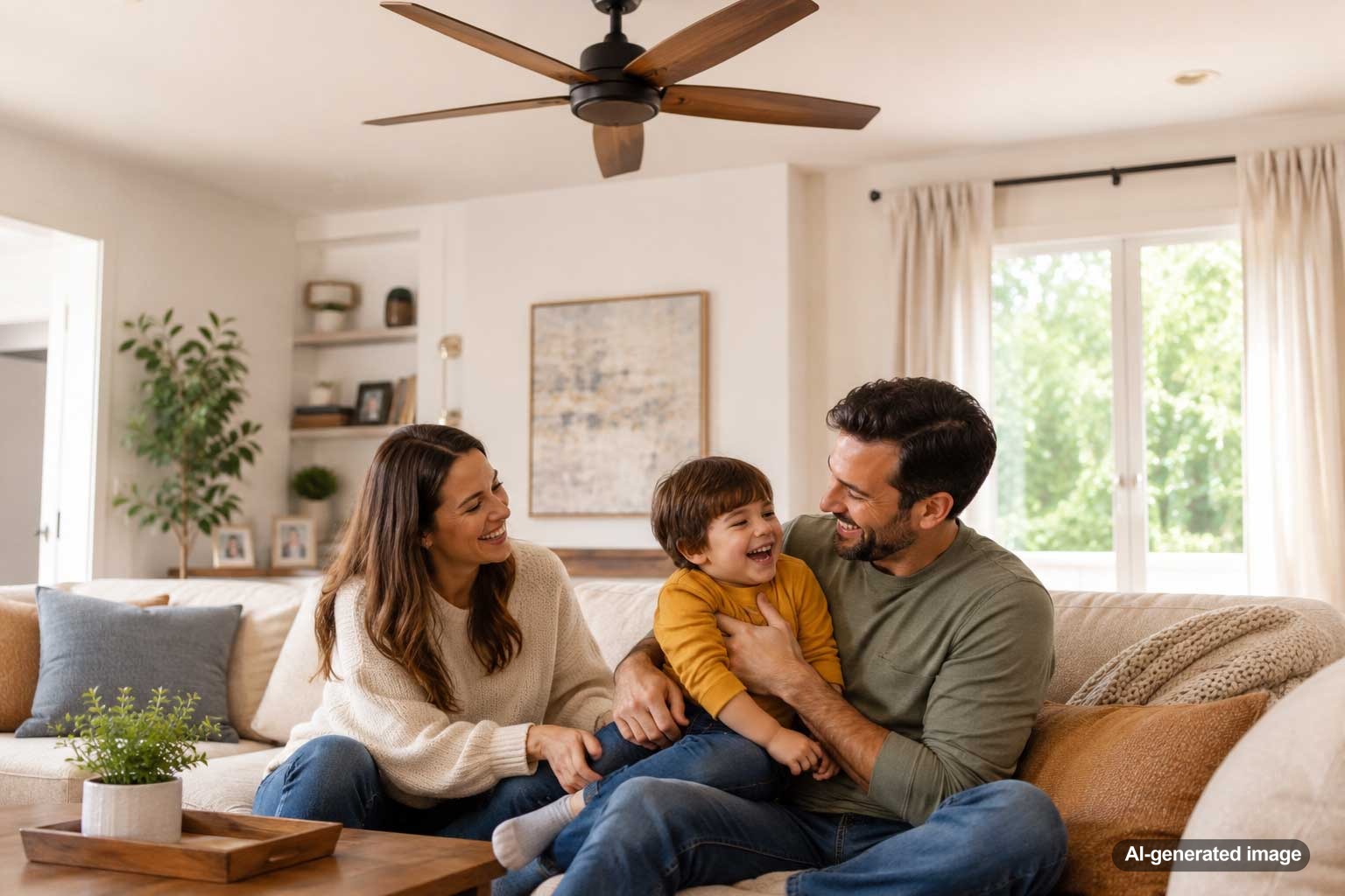 How Ceiling Fans Help Your AC Feel More Effective