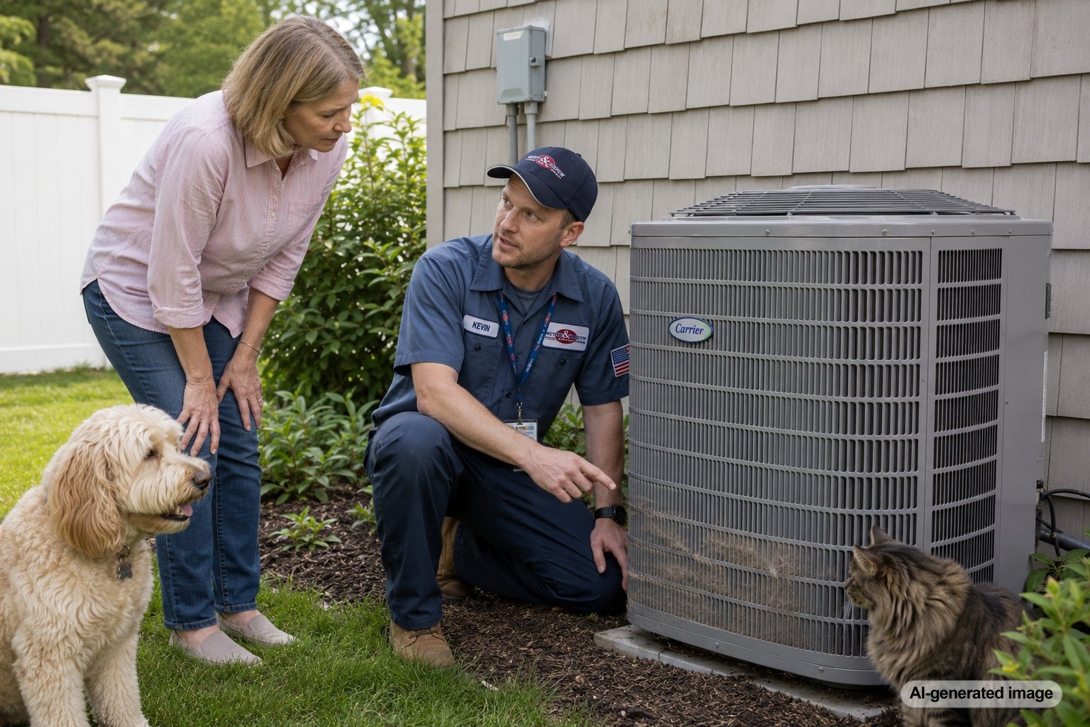 How Dog Hair and Cat Hair Affect Summer HVAC Performance