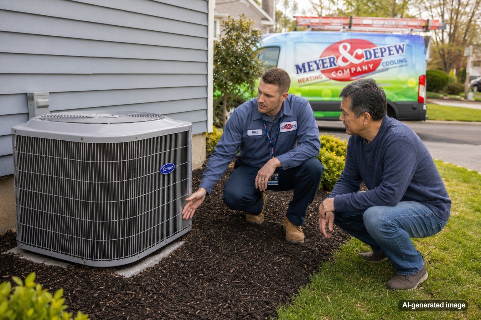 Why Mulch Around Your AC Unit Can Cause Problems
