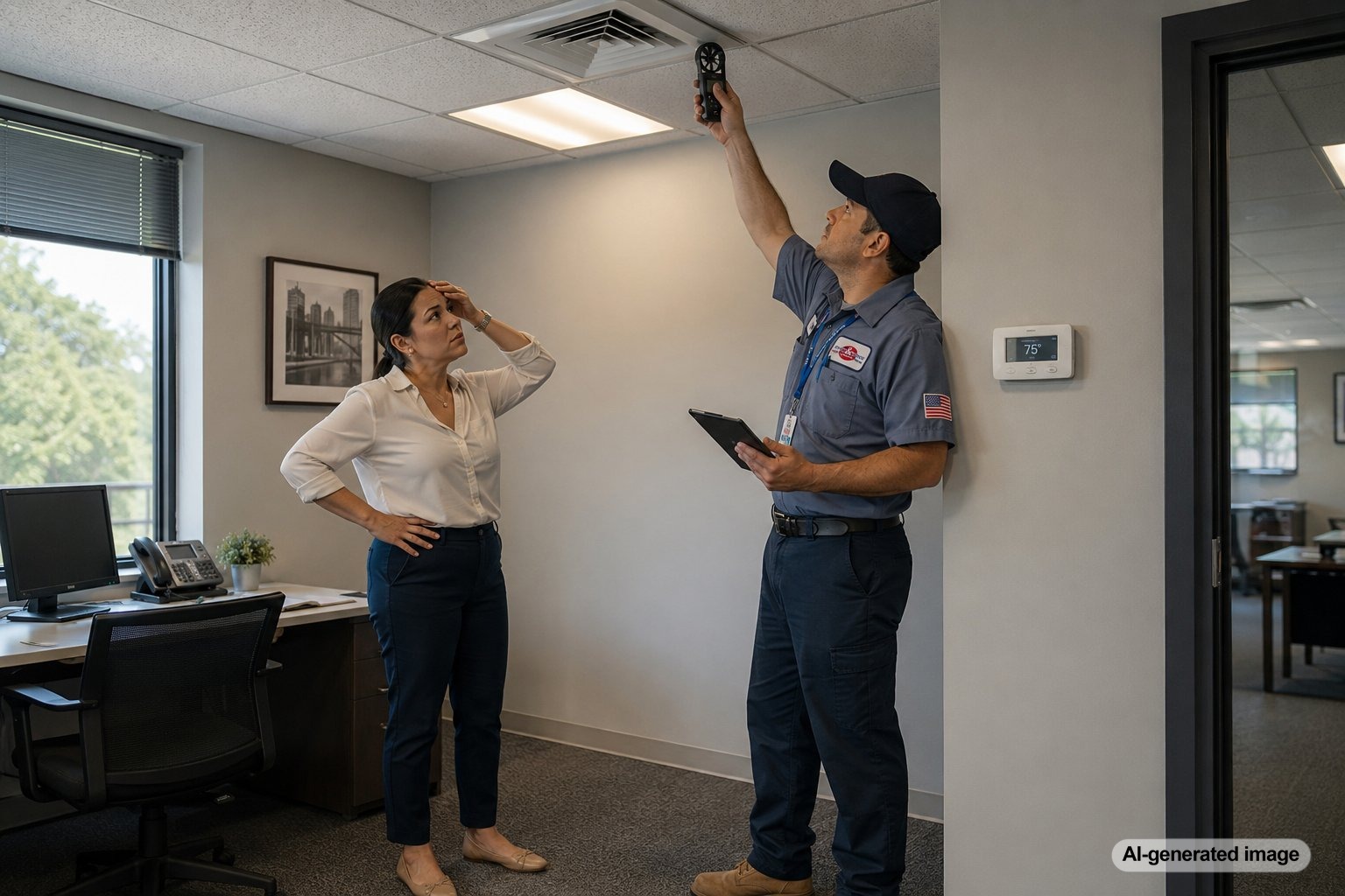 Why Your Office Feels Too Hot Even With the AC Running