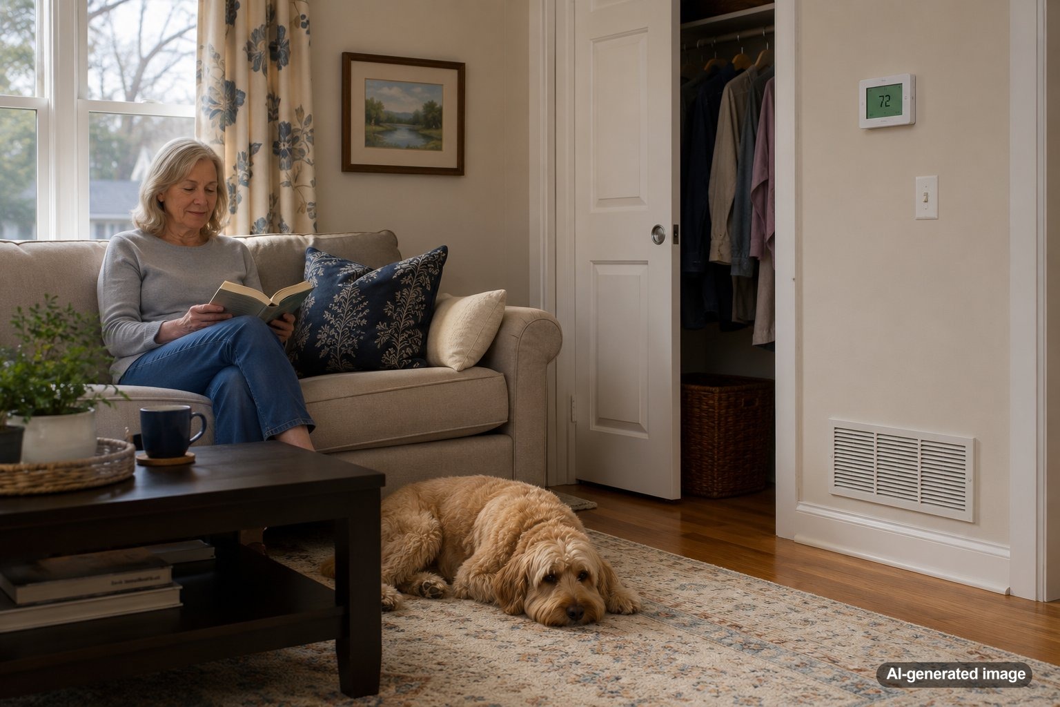 How Closet Locations Can Affect Thermostat Readings