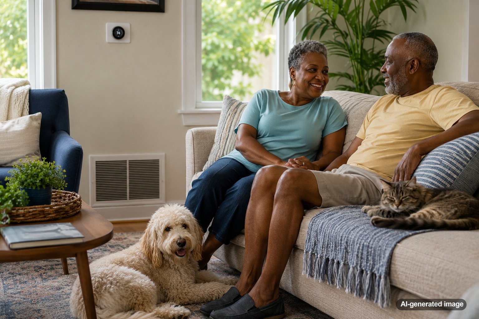 How Dog Hair and Cat Hair Affect Summer HVAC Performance