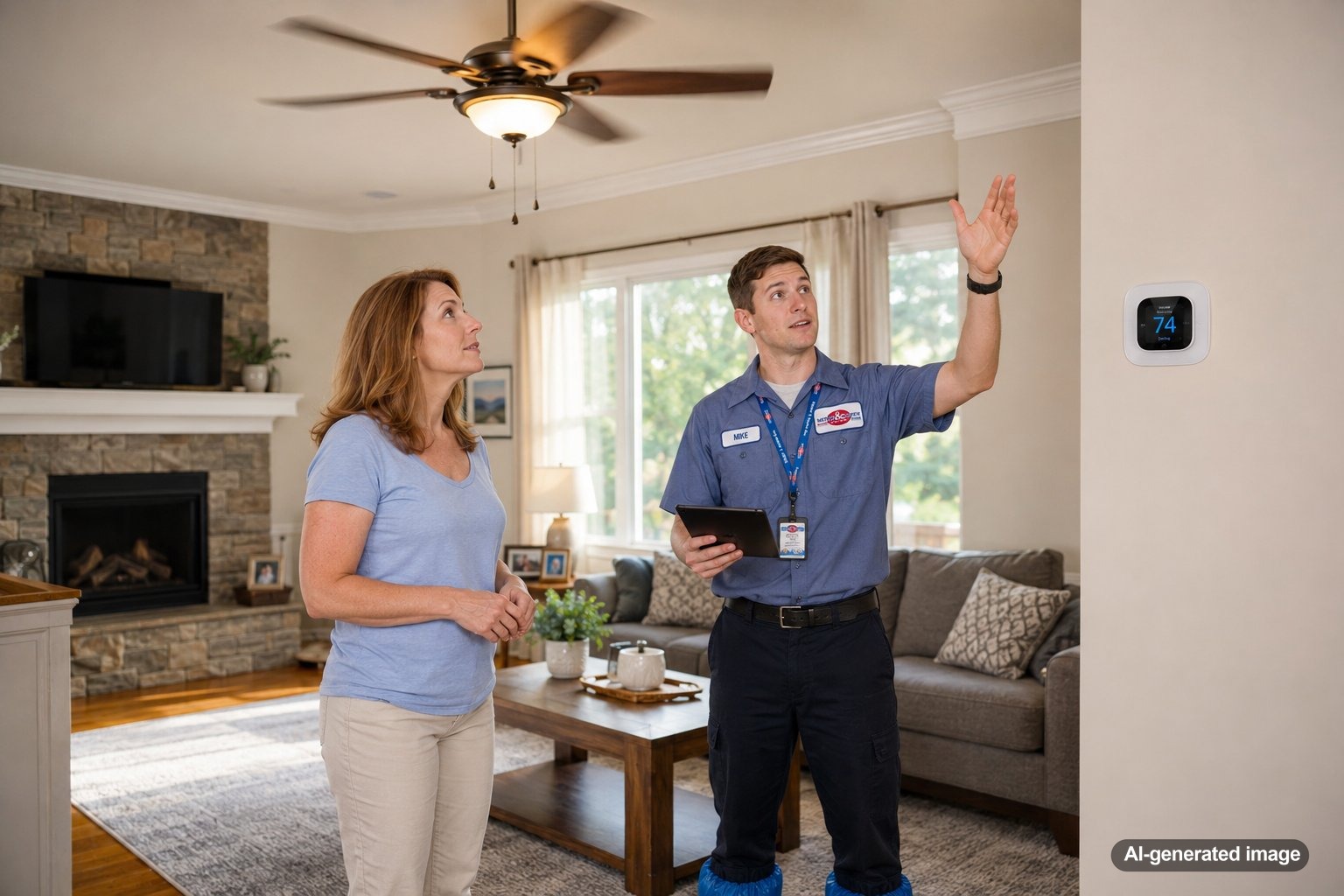 Why Ceiling Fan Direction Matters in Summer