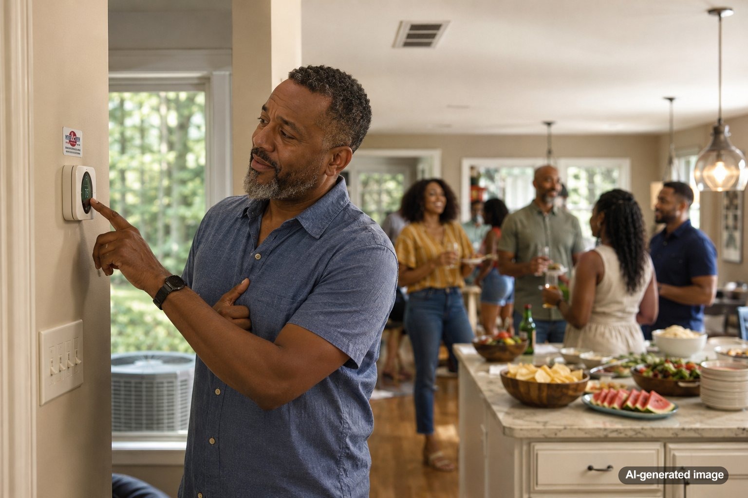 Why Entertaining Can Make Your AC Work Harder