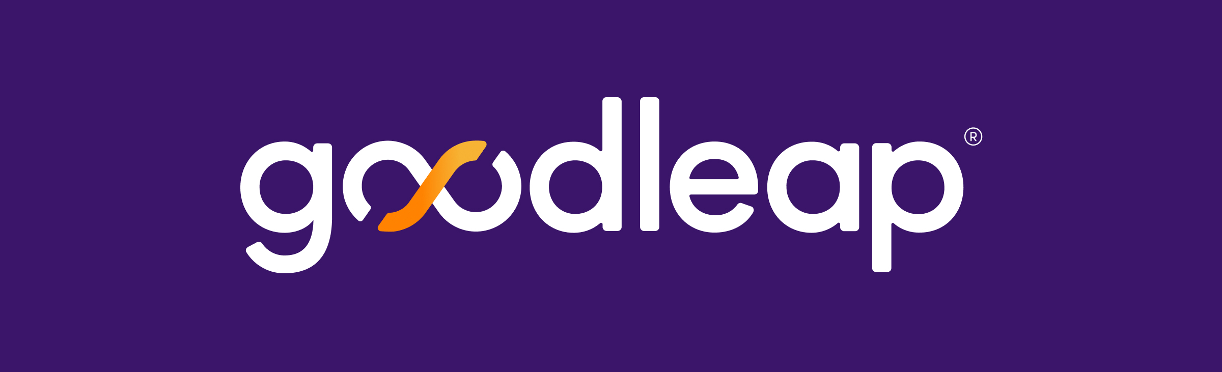 Goodleap Logomark on Purple Background