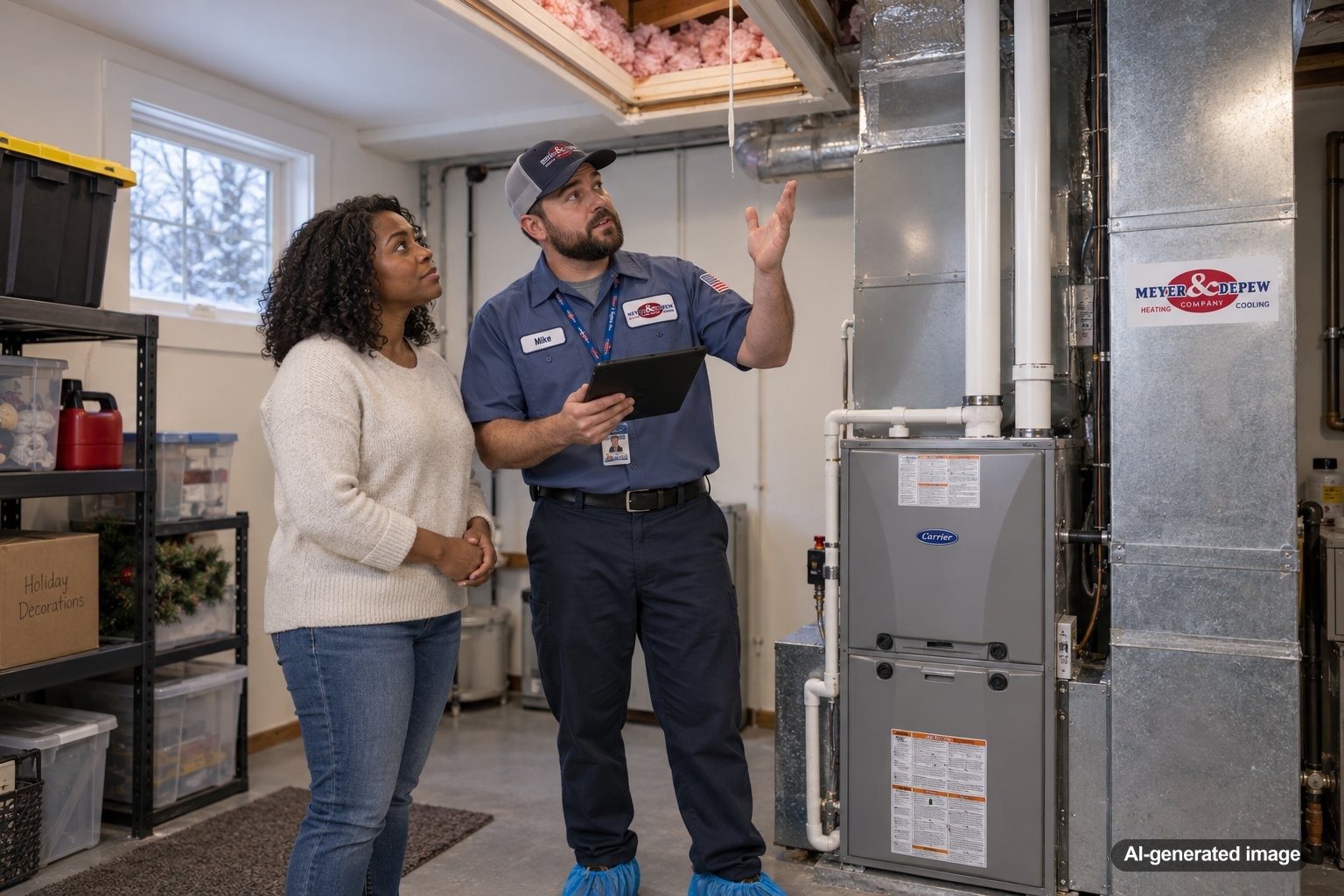 How Does Attic Insulation Affect Furnace Runtime in Winter?
