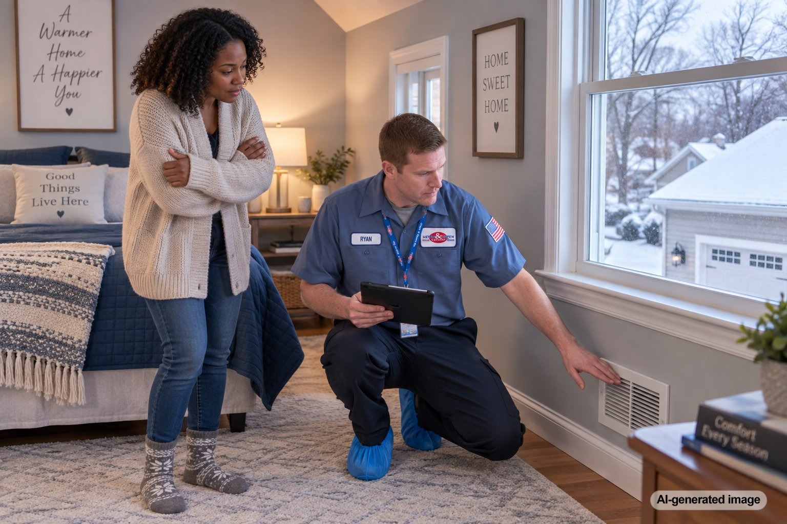 Why Do Rooms Over the Garage Feel Colder in Winter?