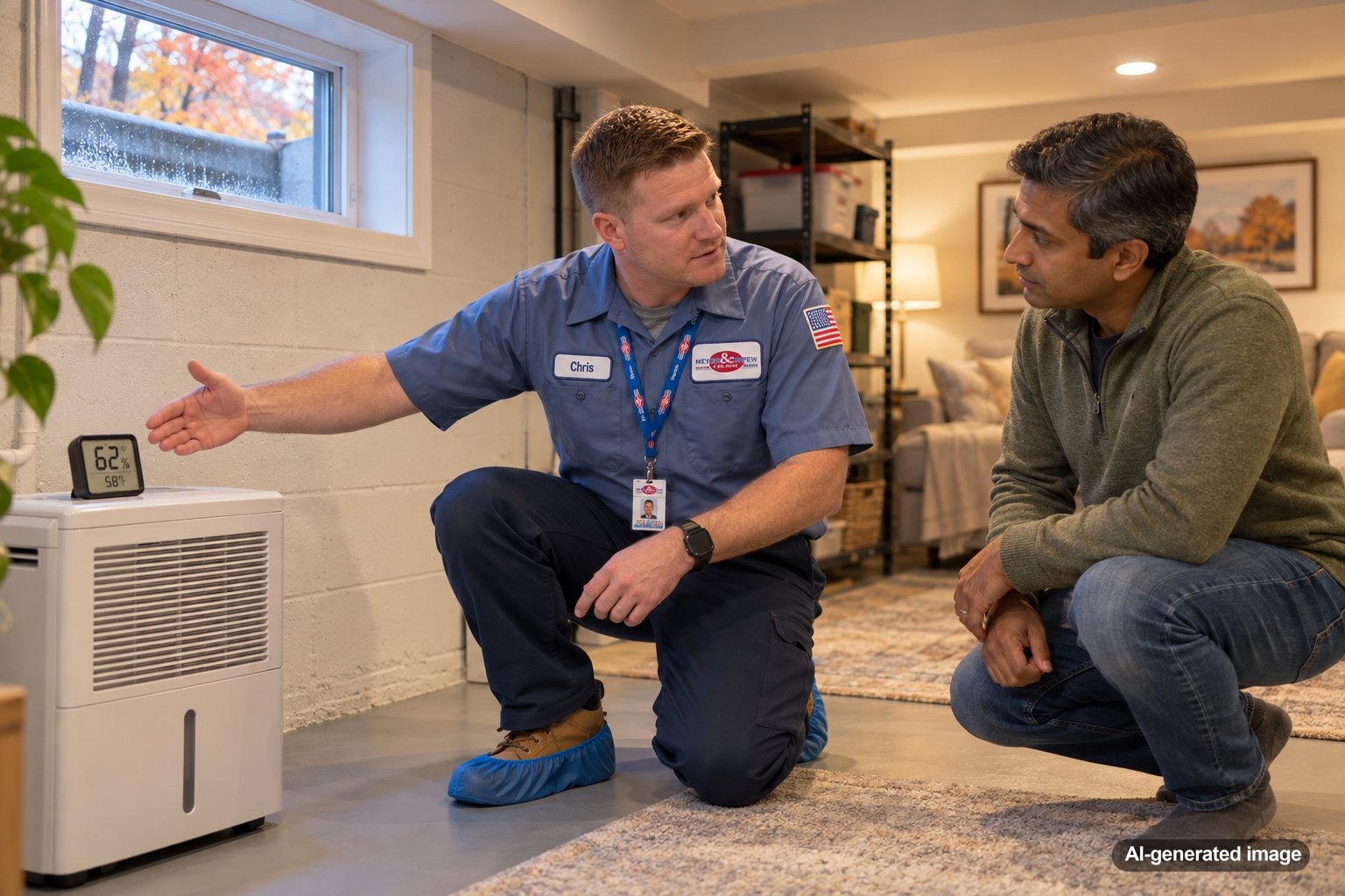 Can Cooler Fall Weather Cause Basement Humidity to Rise?