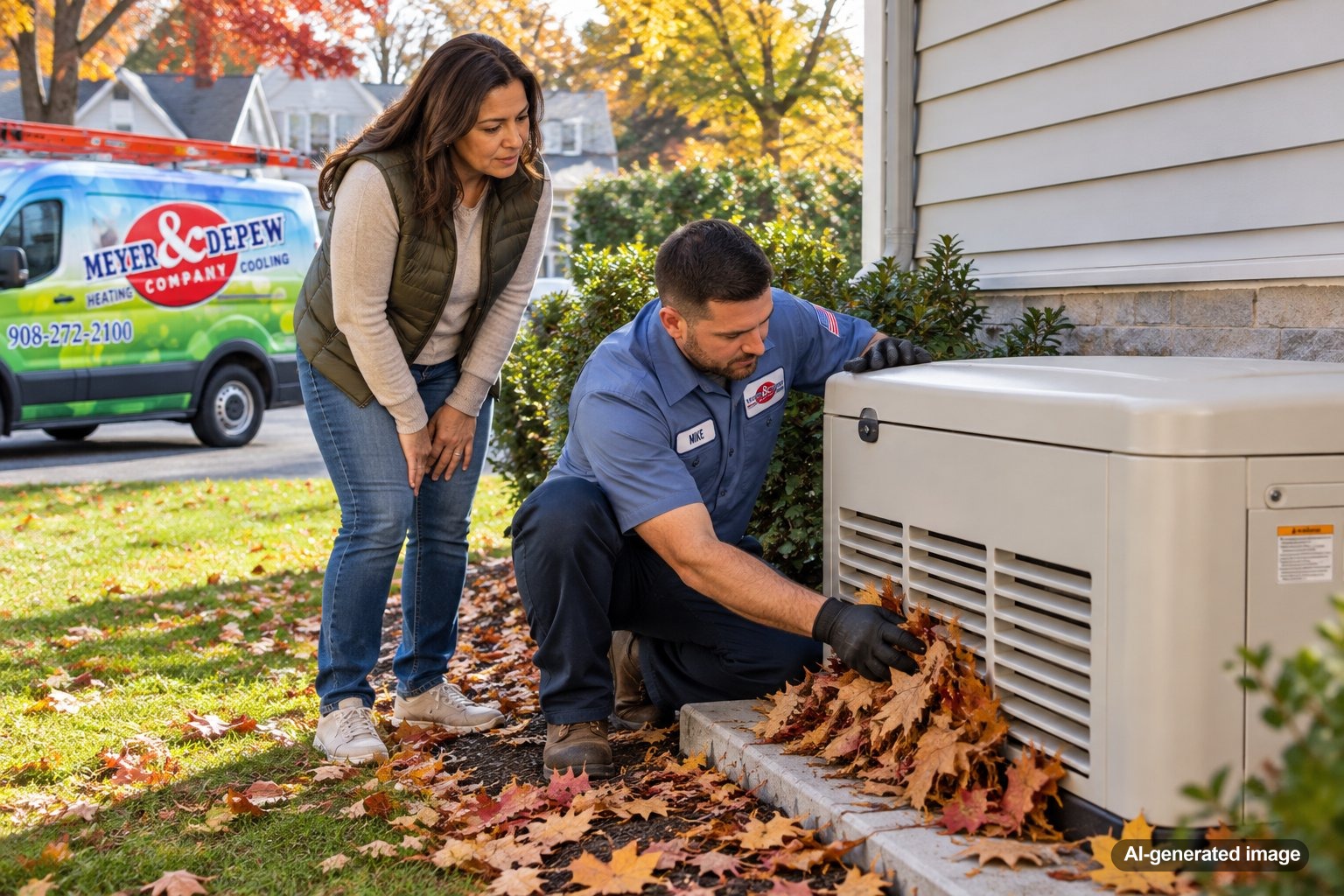 Can Falling Leaves Block a Standby Generator Air Intake?