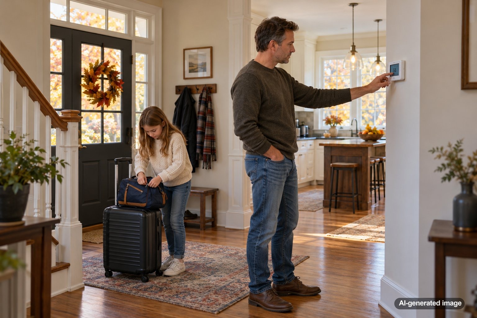 Should You Leave the Heat On When Traveling in October?