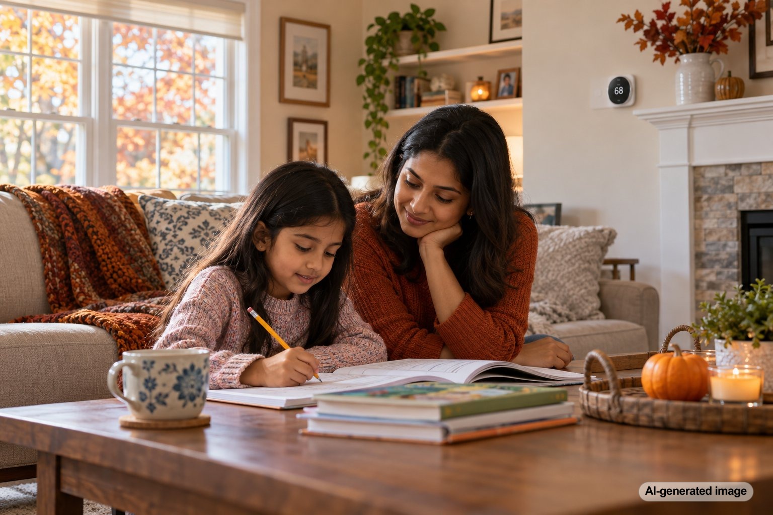 What Temperature Should You Set Your Thermostat During Mild Fall Weather?