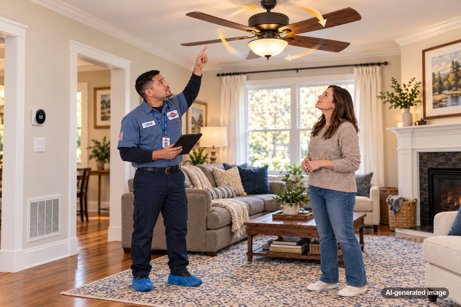 Which Direction Should Ceiling Fans Turn When You First Start Using the Heat?