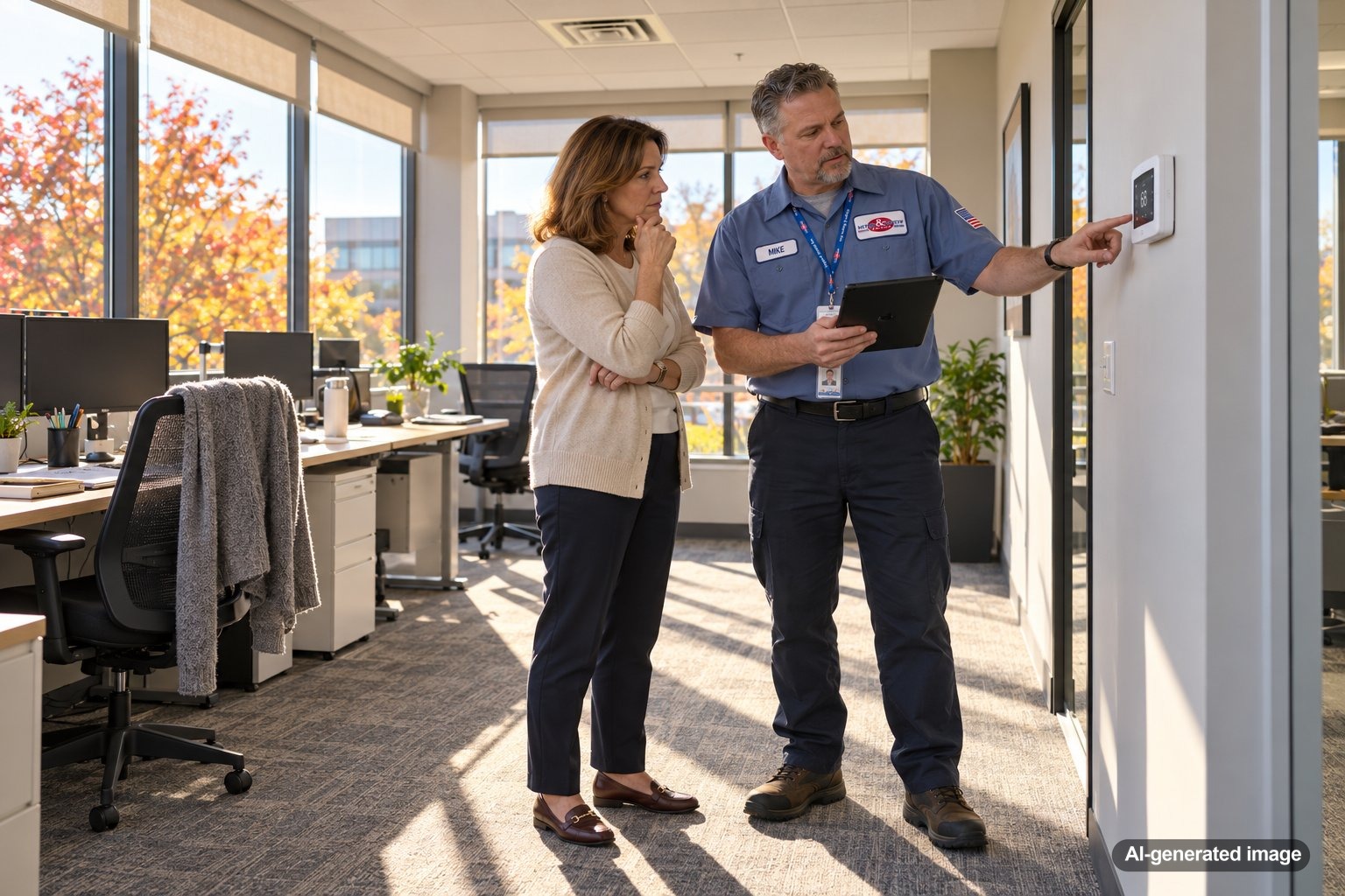 Why Do Commercial Buildings Feel Too Hot in the Afternoon and Too Cold in the Morning During Fall?