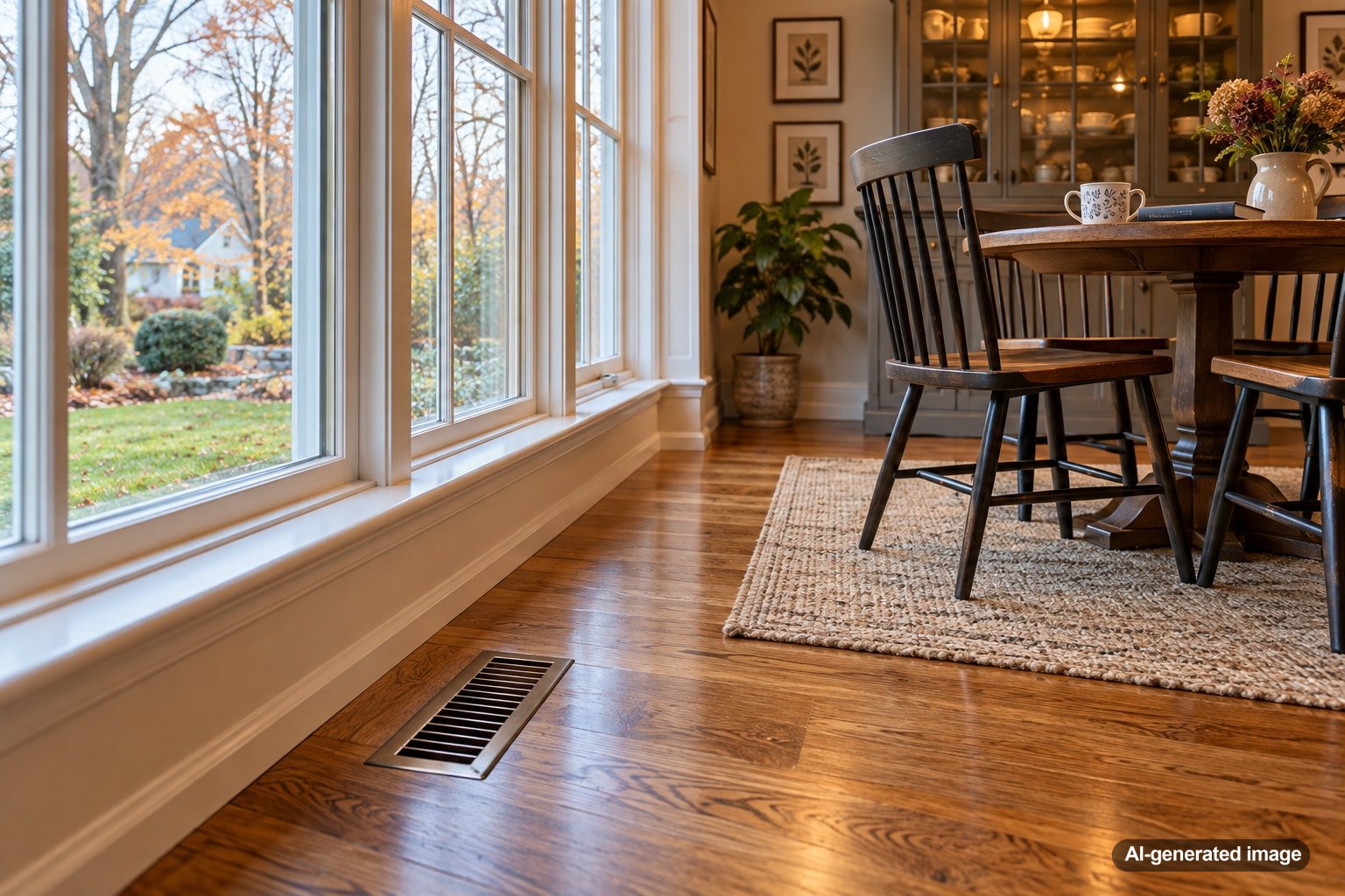 Why Do Floor Vents Near Exterior Walls Feel Different in Heating Season?