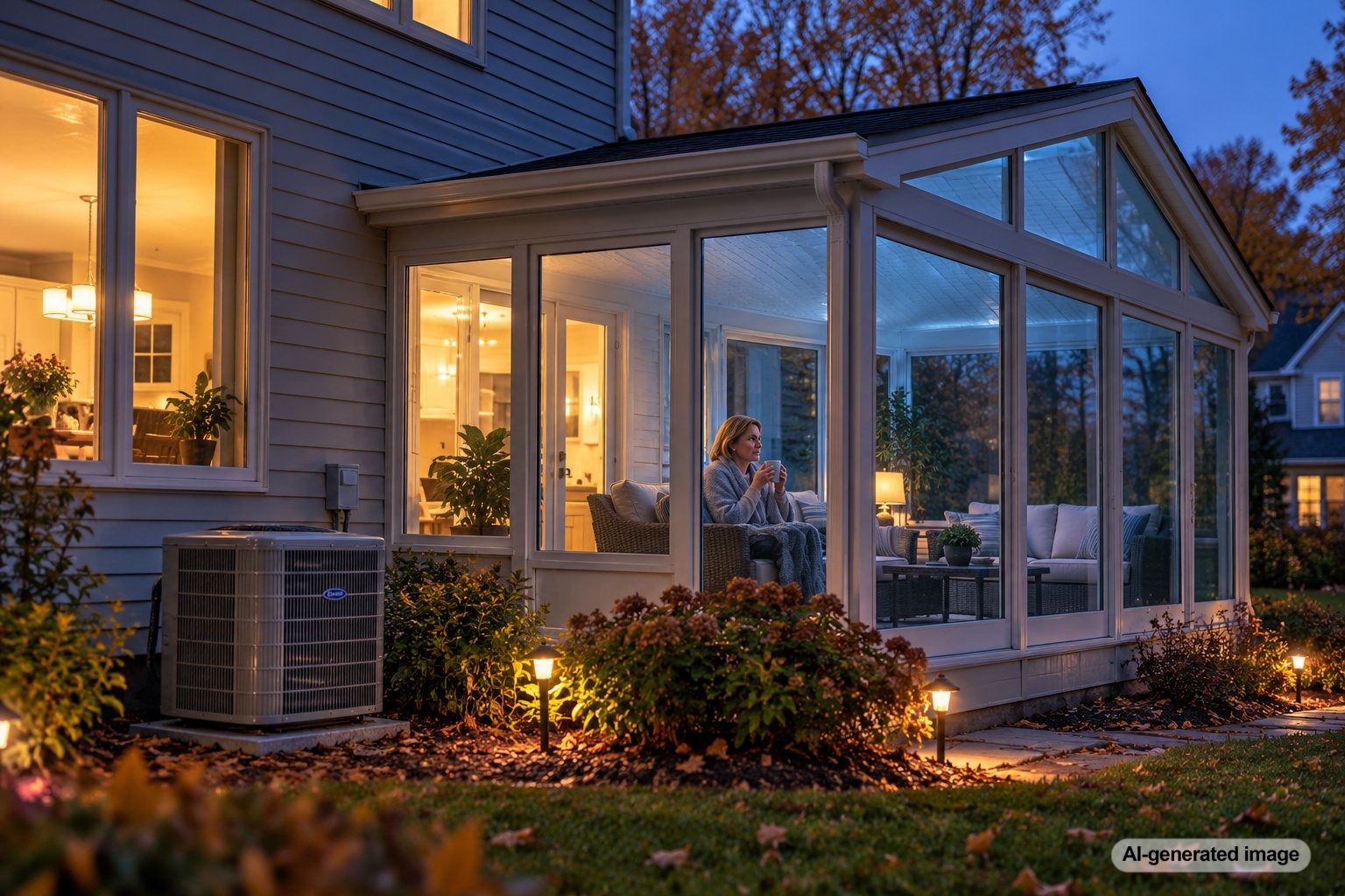 Why Does a Sunroom Get Cold So Quickly on Fall Evenings?